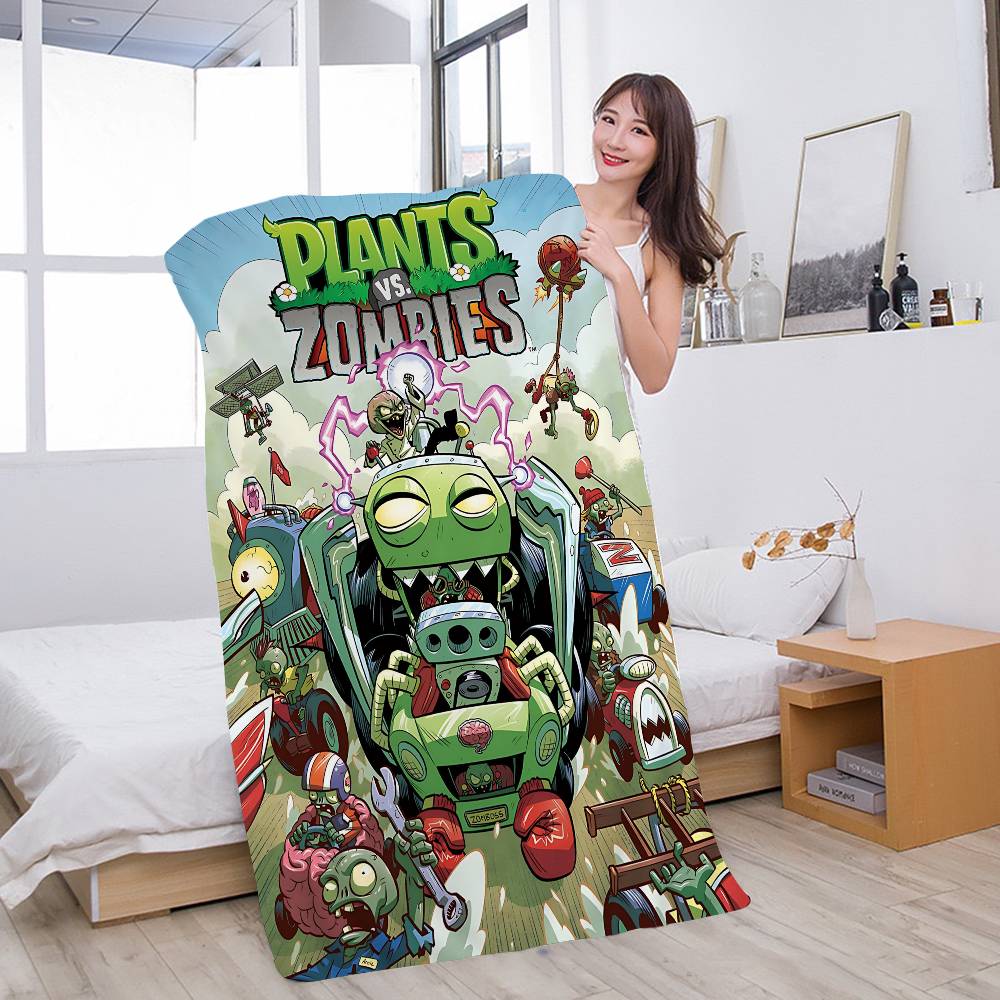 Game P-Plants-vs Cartoon Z-ZombieS Microfiber Beach Towel Absorbent Quick dry Soft Yoga Swimming Resort Mountain Climbing Towel