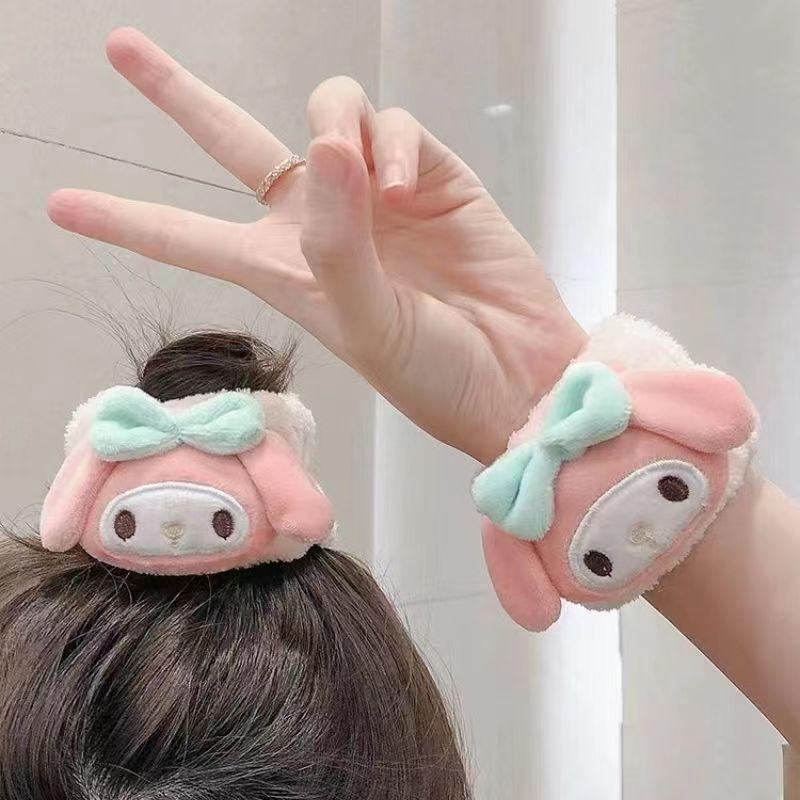 Wodoodporna opaska na włosy i wodoodporna opaska na nadgarstek My Melody - zestaw