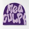 Hip Hop Trend Letter Knit Beanie - Unisex Wool Jacquard Hat