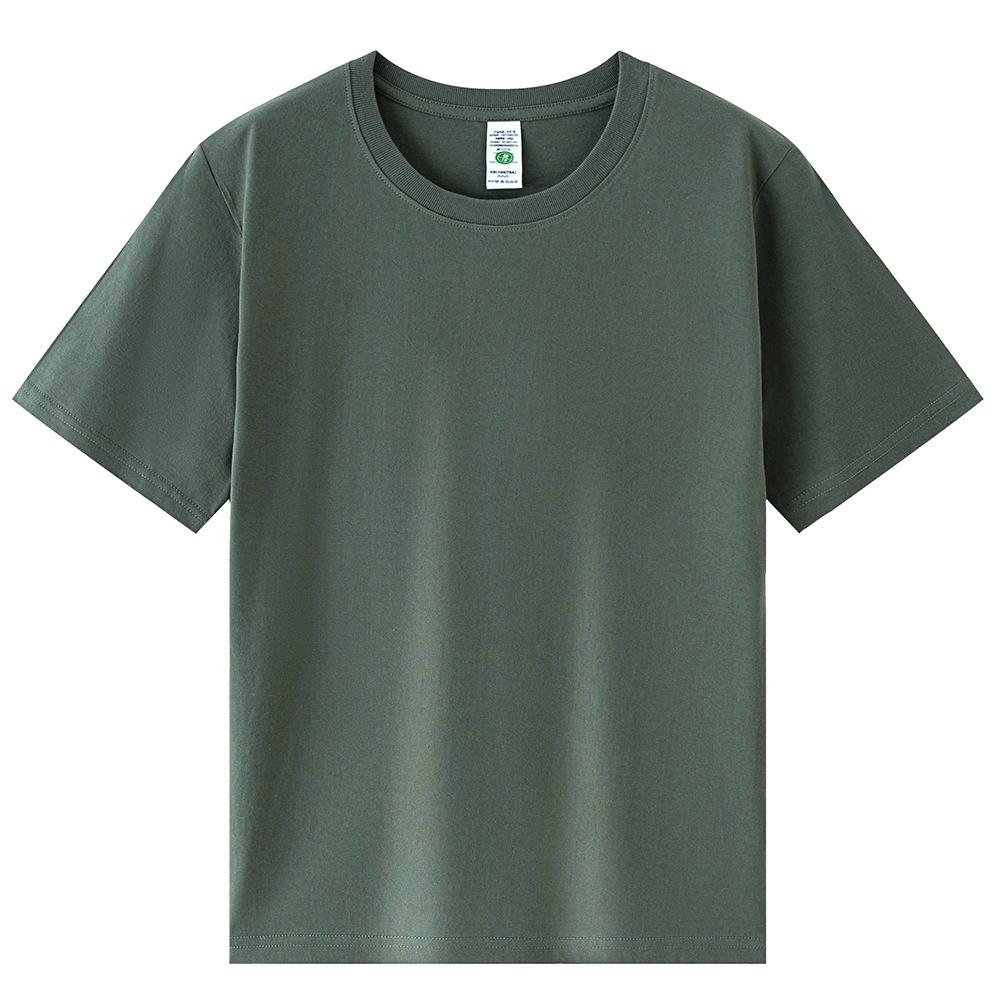 Men's 180g Cotton Short Sleeve Crew Neck Loose Fit T-Shirt