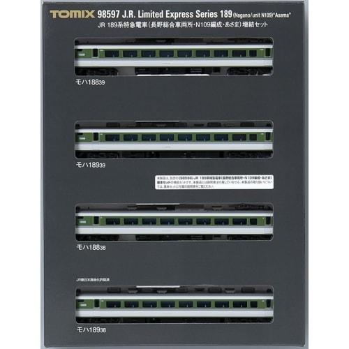 TOMYTEC TOMIX N Gauge JR 189 Series Nagano General Rolling Stock Depot, N109 Formation, Asama Add-on Set, Model Train, 98597