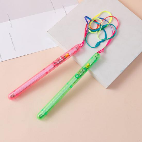 Glow Stick Glow in The Dark Lanyard 7 Modes Adjustable High Brightness Colorful Light Up Stick Flashing Toy Party Supplies