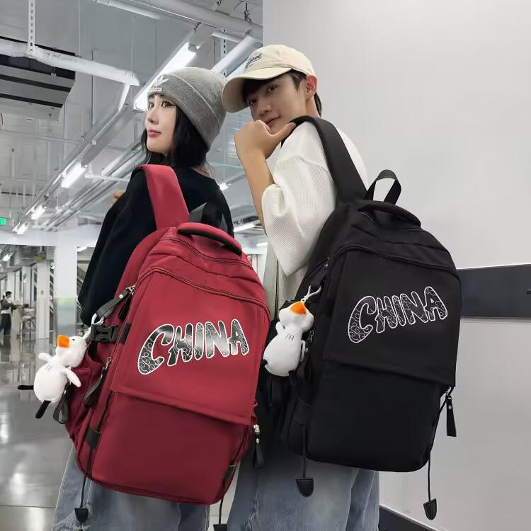 Children's Schoolbags Elementary School Girls Junior High School Boys High School College Students Letter Backpack
