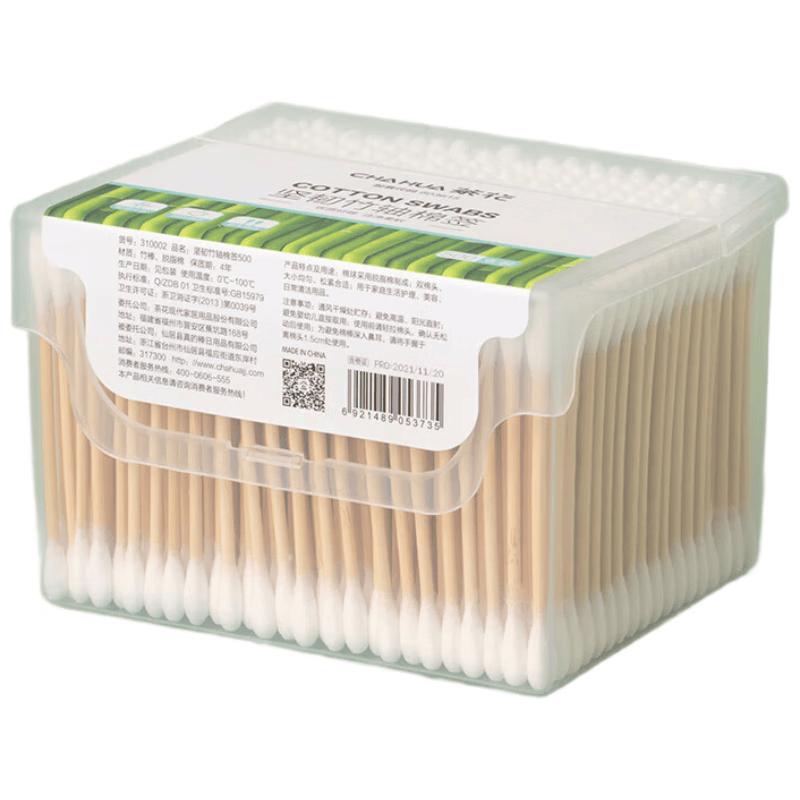 Chahua Double-Head Bamboo Cotton Swabs