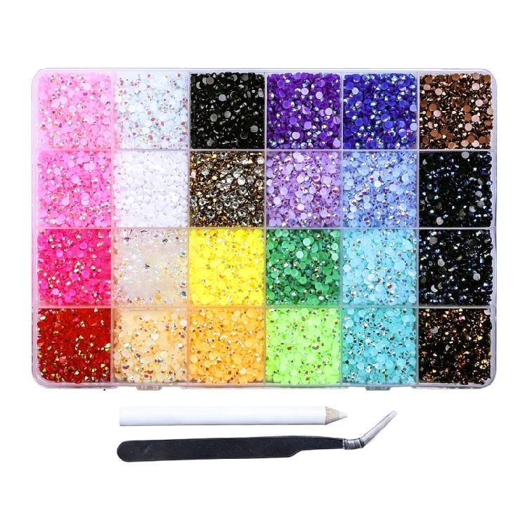 Creative Jelly Diamonds Set With Dazzling Reflective Surfaces Festival DIY Materials For Costumes And Party Nails