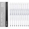 NINGSA Kaco G2 Gel Ink Refills for Retractable Gel Pens, Fine Point(0.5mm), Pack of 10 (Black)