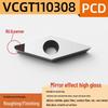 35° Diamond Blade CNC Lathe Inserts VCGT160404 VBGT110302 for Aluminum