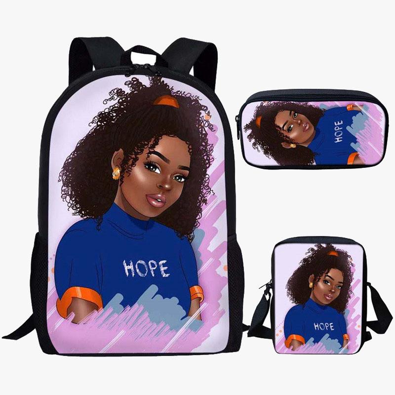 Nonspecific Girls School Backpack Set With Pencil Case For Daily Use And Storage Solution