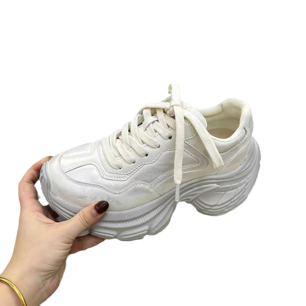Thick-soled heightening spring shoes women's spring and summer high-quality dad shoes non-slip, light and comfortable casual shoes