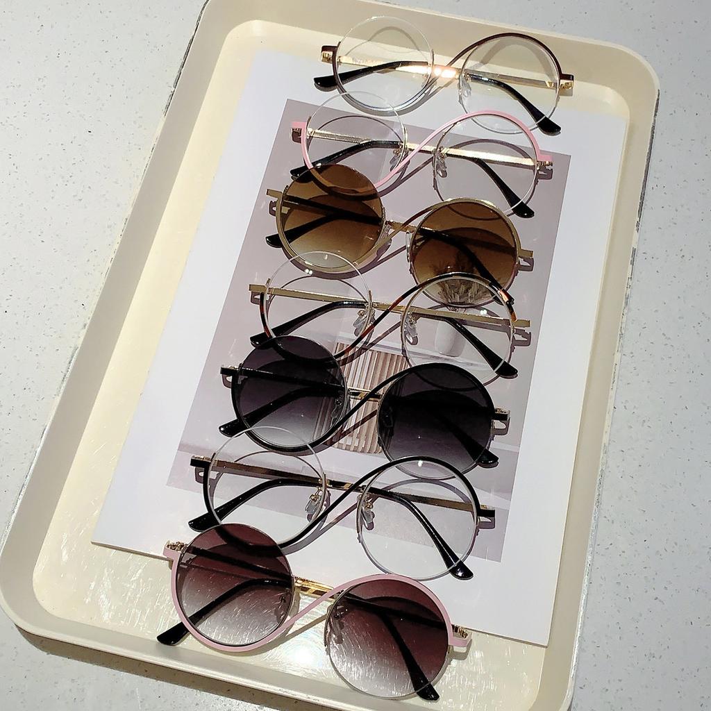JYL TS Sunglasses UV Protection Round Large Frame Irregular/2611
