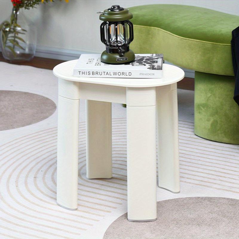 1Pc Plastic Round Stool, Shoe Changing Stool In The Living Room, Creative, Modern and Simple In The Living Room