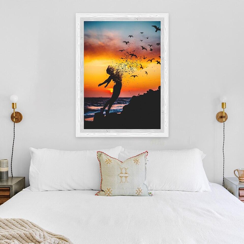 New 5D DIY Diamond Painting Butterfly Art Diamond Embroidery Cross Stitch Crafts Full Round Drill Home Decor Manual Gift