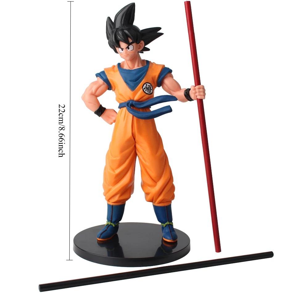Dragon Ball Goku Super Saiyan Anime Figure 22cm Goku Action Figure Model Gifts for Kids Action Figure Toy Action Figure
