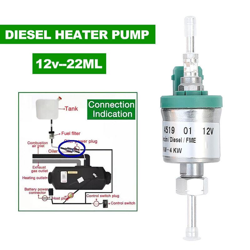Universal 12V 5KW Ultra Leise Metall Autoheizung Kraftstoffpumpe Luft Diesel Heizung Pumpe