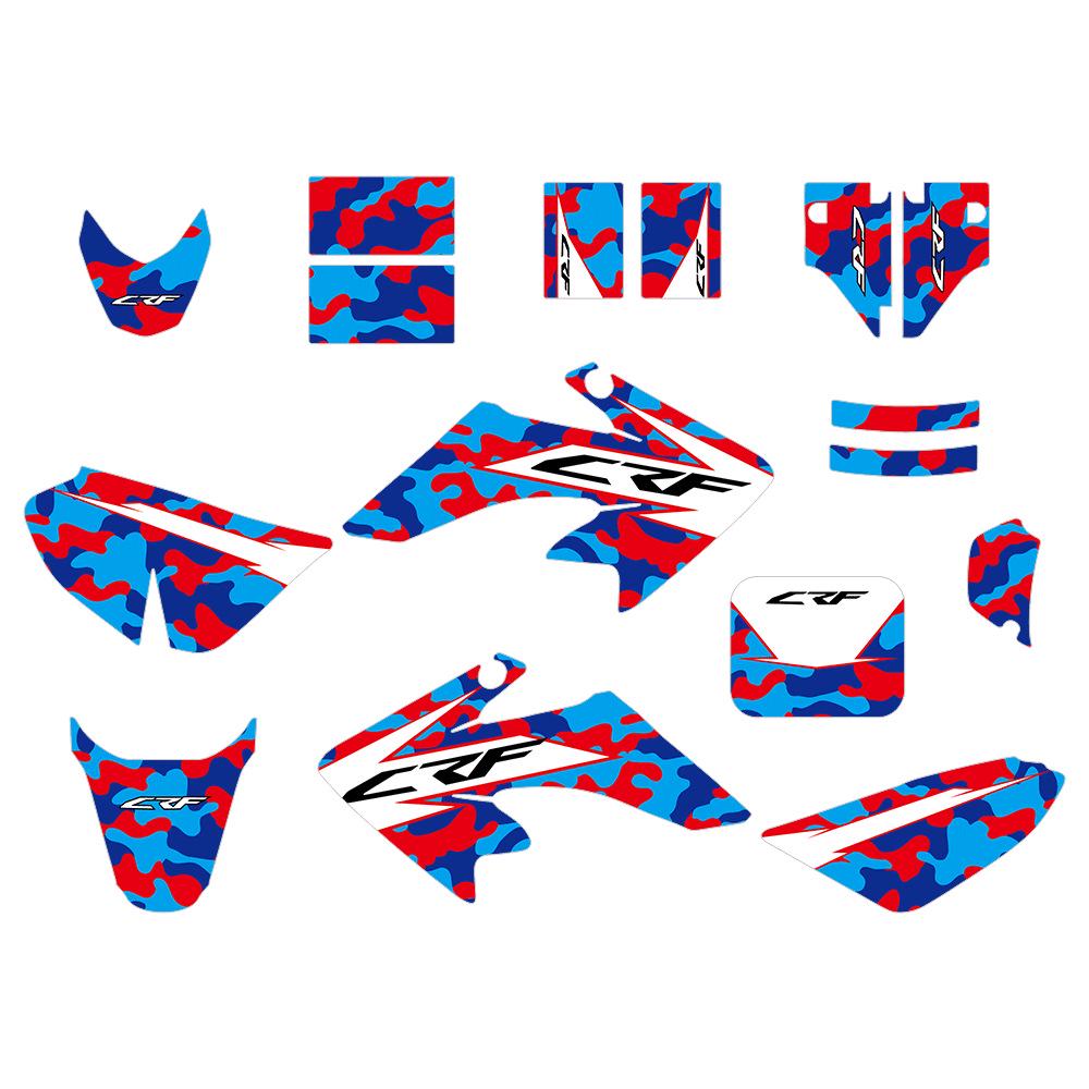 Pegatinas de Envoltura de Cuerpo Completo CRF50/CRF50F para Motocicletas y Vehículos Todoterreno (2004-2012)