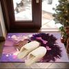 Black Princess Magic Celebration Carpet, Chair Rug,Rug for Office Bedroom living rooms, Doormat decor Fan Gift Christmas Gift