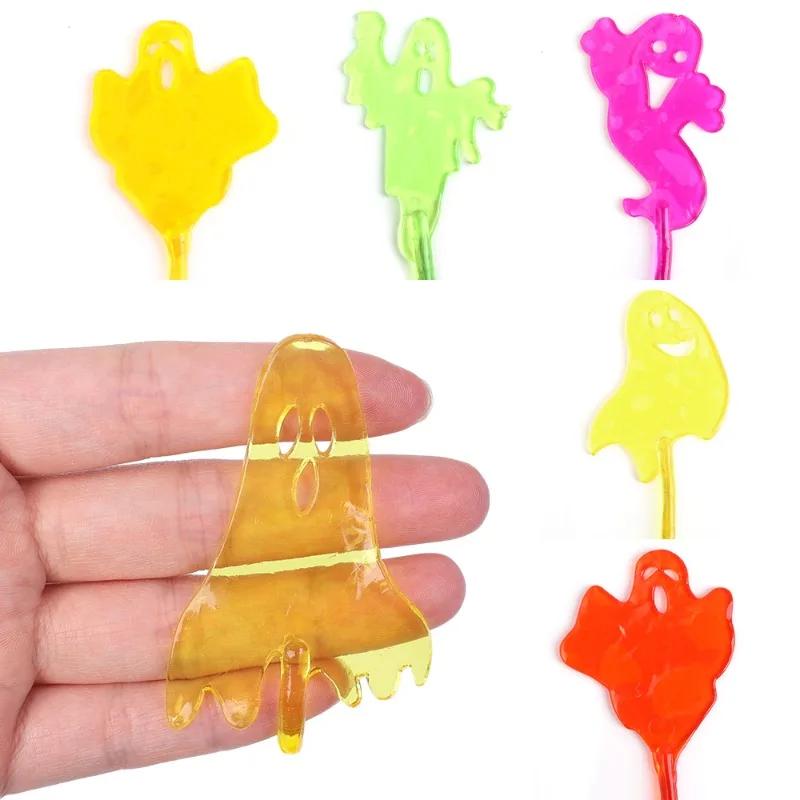 10Pcs Stretchable Climbing Spider Web Elastic Sticky Hand Novelty Toys for Kids Halloween Birthday Party Decorations Gifts