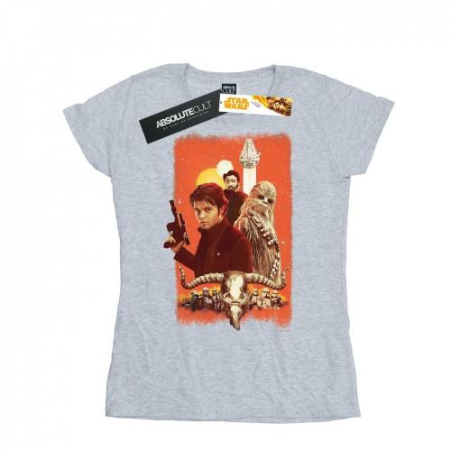 

Star Wars Womens/Ladies Solo Trio Paint Cotton T-Shirt