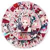 Cherry Blossom Naruto Anime Stickers - 50 Sheets for Journals or Decor.