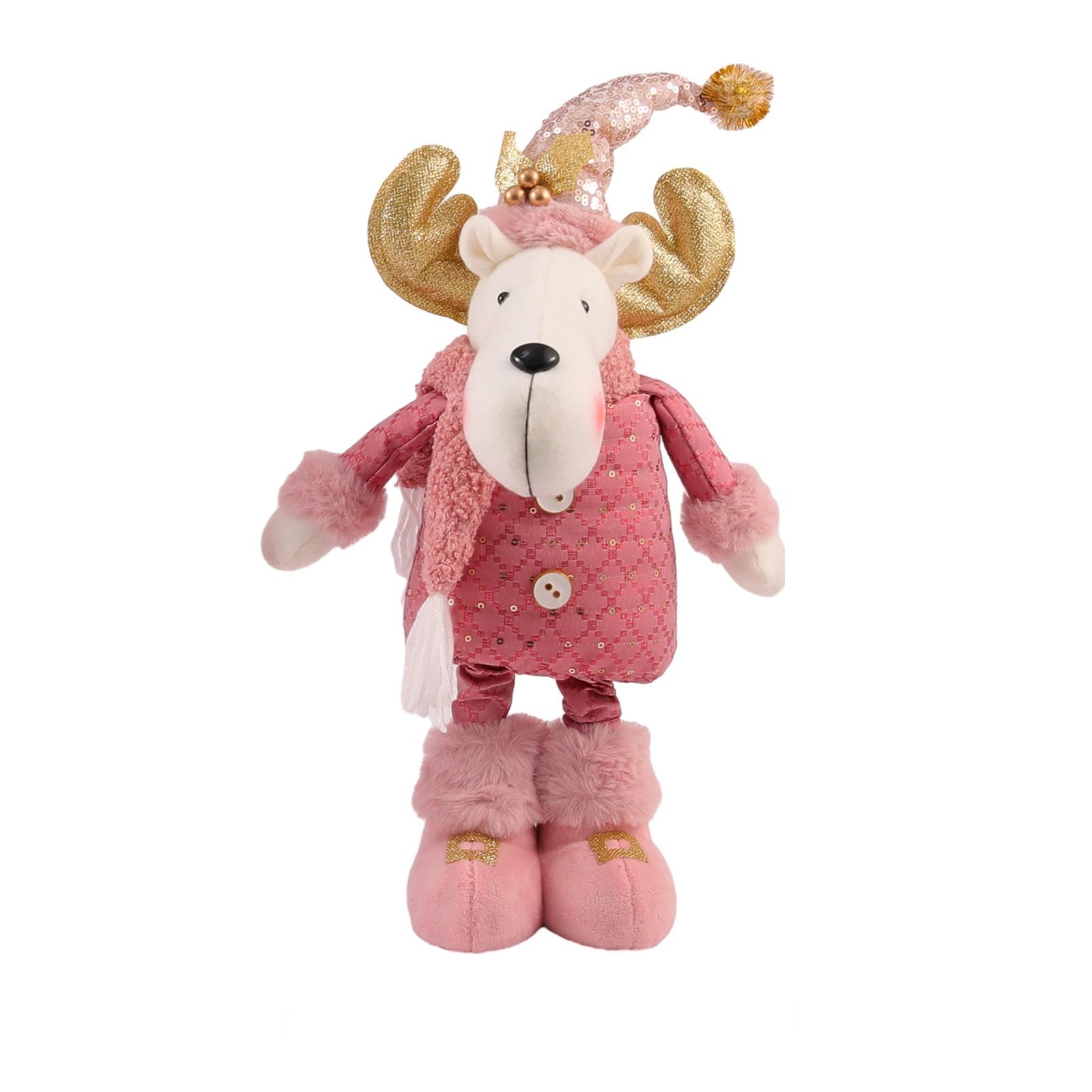 

Рождественская серия плюшевые игрушки телескопический длинноногий Лось Снеговик Рождественский реквизит для комнаты украшения плюшевые куклы подарки One Size