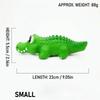 Alligator Outline Latex Puppy Chew Toy Interactive Dog Training Toy  Puppy Teething Period