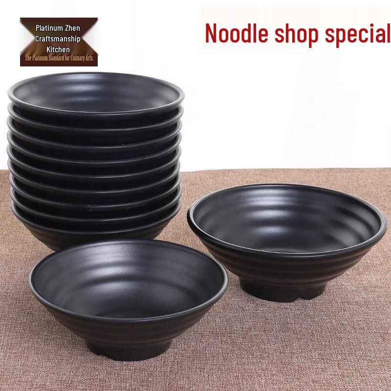 Japanese-Style Melamine Ramen Bowl