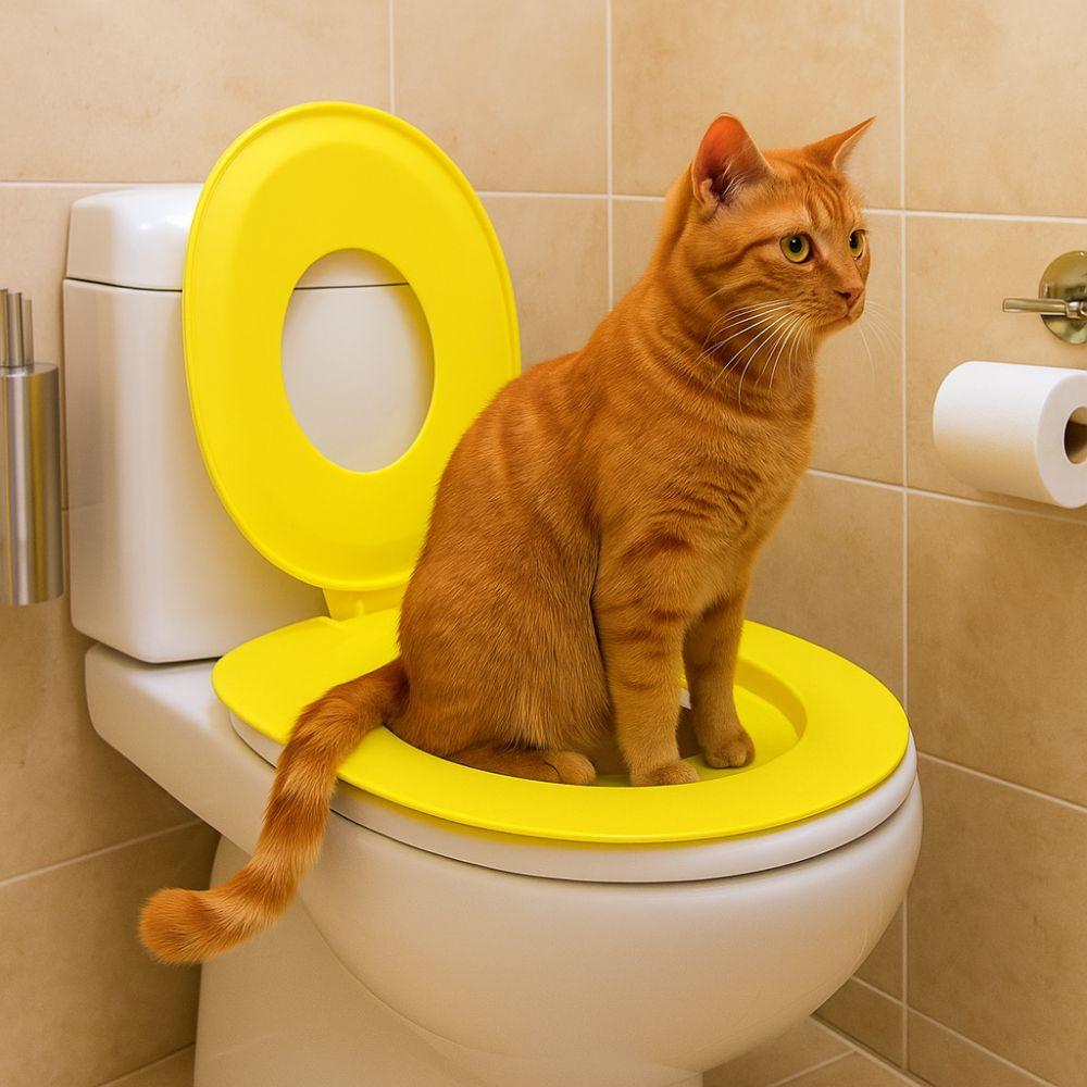 Stable Cat Toilet Trainer Reusable Pet Hygiene Trainer Cat Potty Trainer  for Cats and Dogs