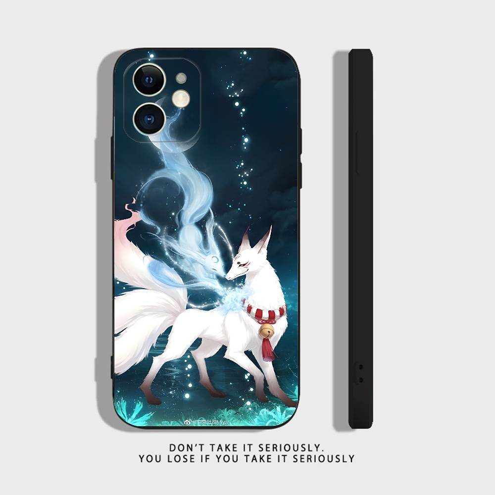 

Art Lyrics Cartoon Fox Phone Case For iPhone 17 16,15,14,13,12,11,Pro,XS,Max,XR,Plus,Mini Soft Silicone Black Shockproof iPhone17