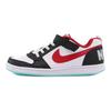 Nike Court Borough Casual Comfortable Lightweight Non-Slip Durable Low-Top Kids Skate Shoes Kids Sneakers White Black Red DQ5355-161