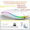 Ultra-Thin Dual-Mode Bluetooth Portable Wireless Mouse for Laptops and Office Use