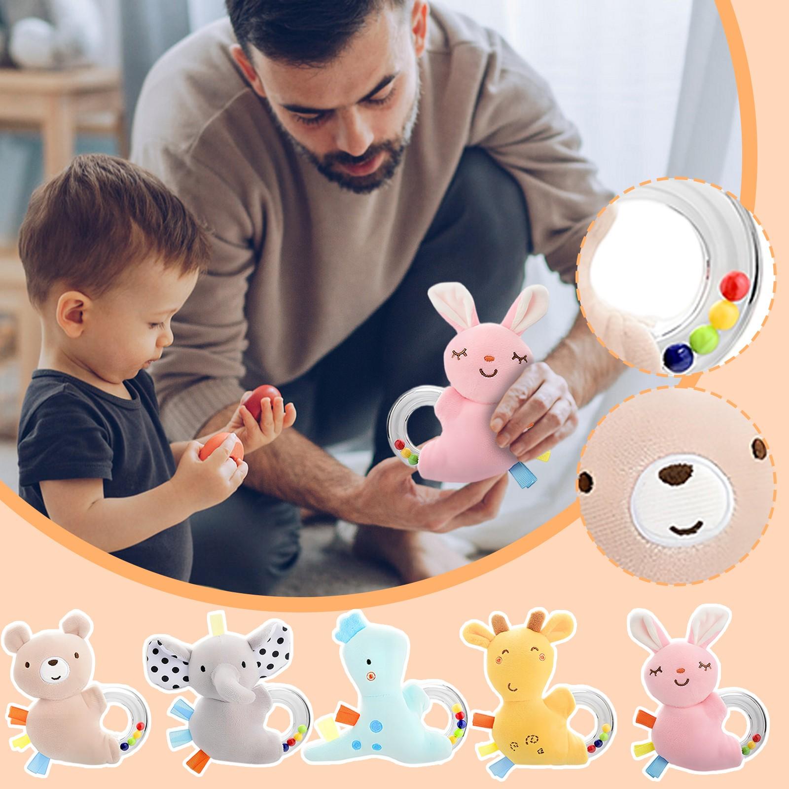 

Животное Ручной Кривошип Детский Ручной Колокольчик Звонок Успокаивающая Игрушка One Size хаки