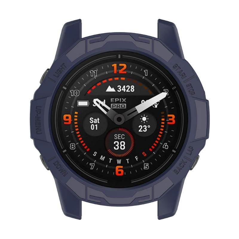 Odolný silikonový ochranný kryt Módní a praktické silikonové pouzdro Chraňte své hodinky před opotřebením pro EPIX Pro 47MM