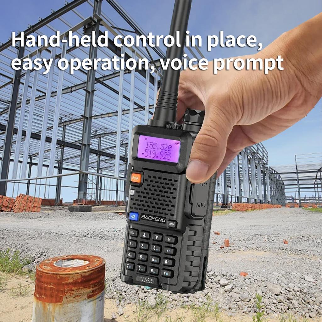 Baofeng UV-5R 8W Tri-Power Walkie Talkie High Power Dual Band Long Range 128CH Portable Handheld UV 5R Amateur FM Two Way Radio