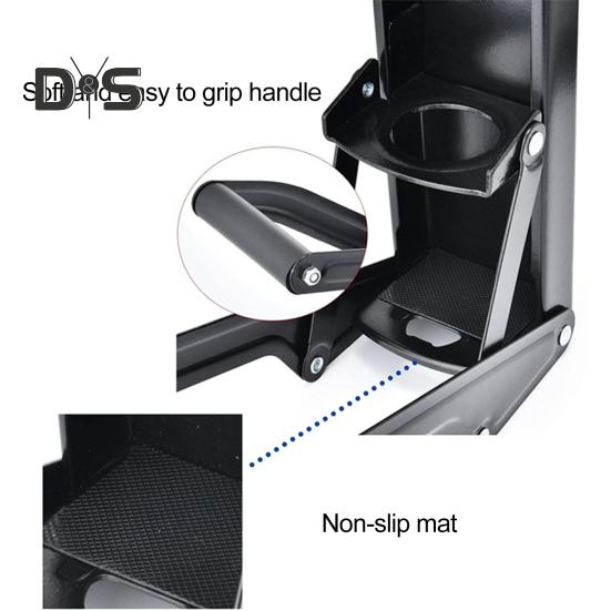 1 Set 16 Oz 500ml Anti-deformed Beer Can Crusher Wall-mounted Durable Simple Installation Beer Jar Plastic Drink Bottle Breaker