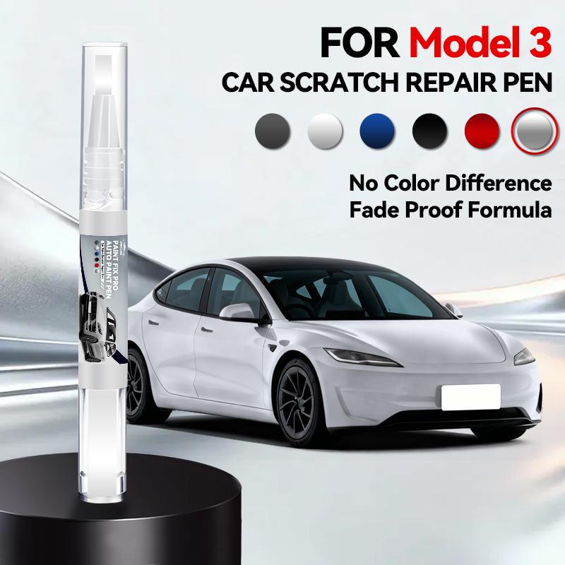 Specialized Automobiles For Tesla Model 3 Car Scratch Paint Pen Deep Scratch Repair Removal White Black Red Silver Blue Grey Scr