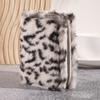 Soft Leopard Print Coin Purse Large Capacity Short Card Holder Versatile Storage Bag  Daily Use