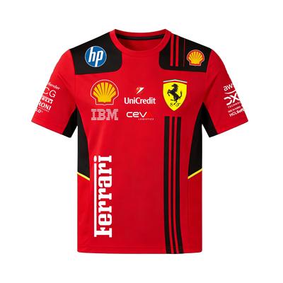 2026 Sommer Rundhals 3D-Druck T-Shirt Formel 1 Motorsport Kurzarm Top