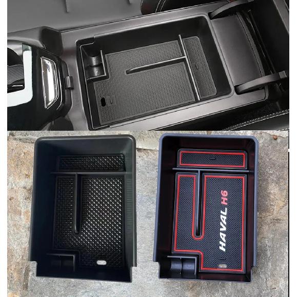 Car Central Console Armrest Box Storage Container Organizer Holder Tray For Haval H6 3th Gen 2021-2024 Decoration Accessories