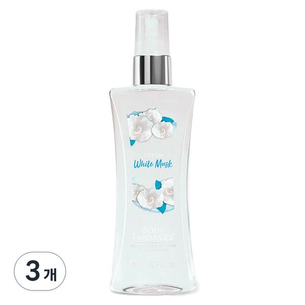 

Body Fantasy Body Mist Fresh White Musk, 94ml, 3 units