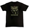 Retro Lion Rage Against The Machine Band Mens T-Shirt