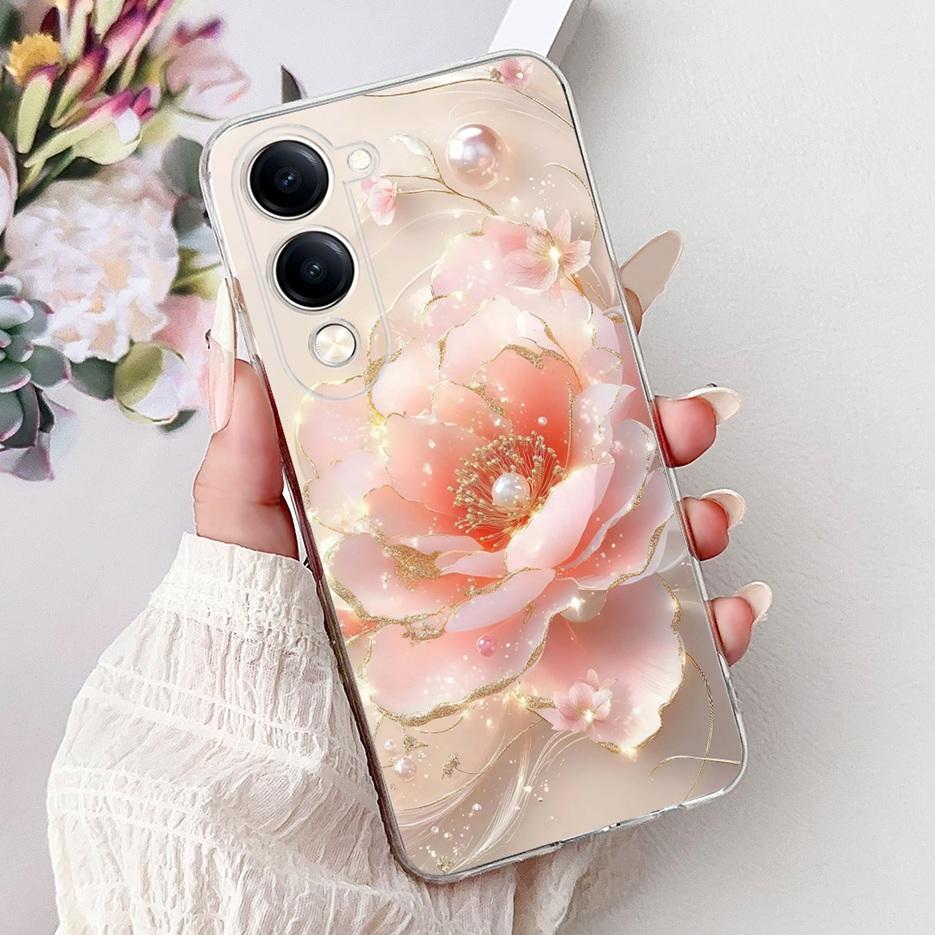 For Vivo Y04 4G Case V2430 Cute Cat White Lion King Painted Cover Soft Slim Phone Case For Vivo Y29s Y 29 s VivoY04 Fundas Coque