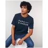 Men's T-shirt - My Little Tribe - Loving Dad - Blue - Organic Cotton - Short Sleeves