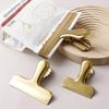 1pc/3pcs Snack Bag Clips, Stainless Steel Food Bag Sealing Clips, Long Tail Document and File Organizer Clips for Snacks