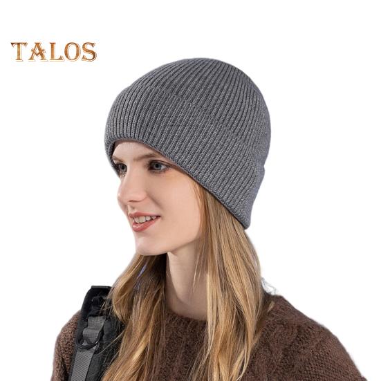 

Зимняя шапка унисекс, вязаная толстая эластичная шапка с ворсом, однотонная, для защиты ушей, теплая, повседневная, для катания на лыжах, коньках, головной убор серый