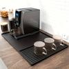2-in-1 Silicone Coffee Bar Mat - Non-Slip Counter Protector for Espresso Machine (23.6x15.7in), Dishwasher Safe