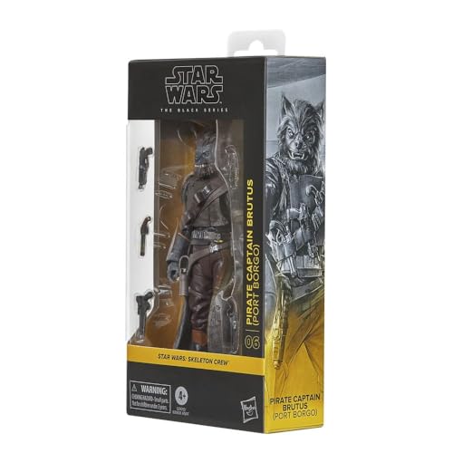 Hasbro Star Wars Black Series Brutus, Star Wars: Skeleton Crew Collectible 6-inch (15cm) Action Figure G0012, Authentic