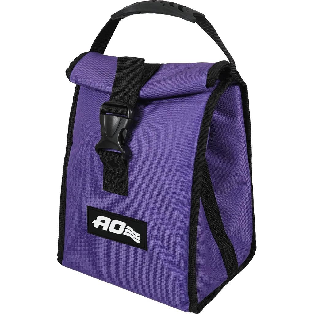 AO Coolers Lunch Soft Cooler Purple Lightweight Cold Storage Small Cooler Box Cooler Bag Camping Picnic Foldable [Official 5-year warranty] 5.7L
