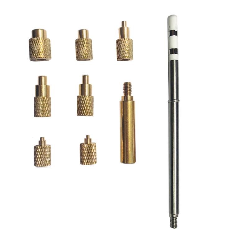 Tragbares Wärme-Setzwerkzeug-Kit M 2 M 8 Messing Rändelmuttern für SH72 und SH73 3D-Druckerteile Installation