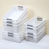Household Hollow Out Storage Basket For Miscellaneous Toys And Cosmetics Desktop Minimalist Plastic Storage Basket