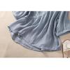 Embroidery Round Neck Summer New Women T-shirt Retro Thin Loose Short Sleeve Blouse Casual Sweet Simple Tops Ladies Office Solid Color Clothing